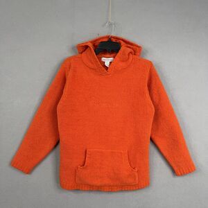 Clemson Tigers Hoodie Womens Large Orange NCAA College Football Pullover Cozy